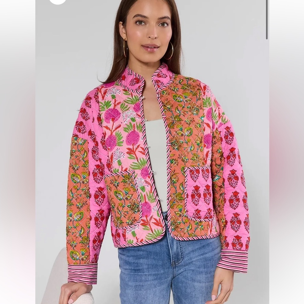 Susie Quilted Floral Jacket from Avara